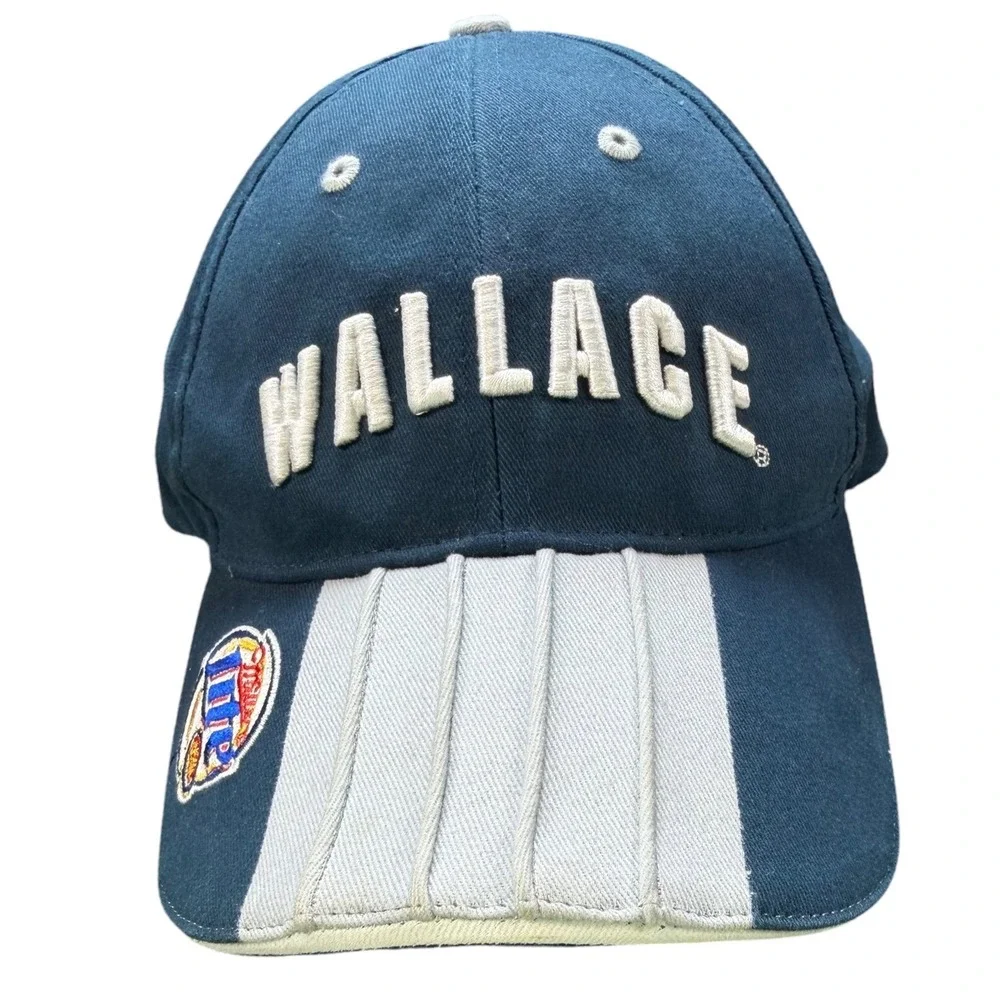Vintage Y2K Rusty Wallace No. 2 Miller Lite NASCAR AP Action Strapback Hat Cap